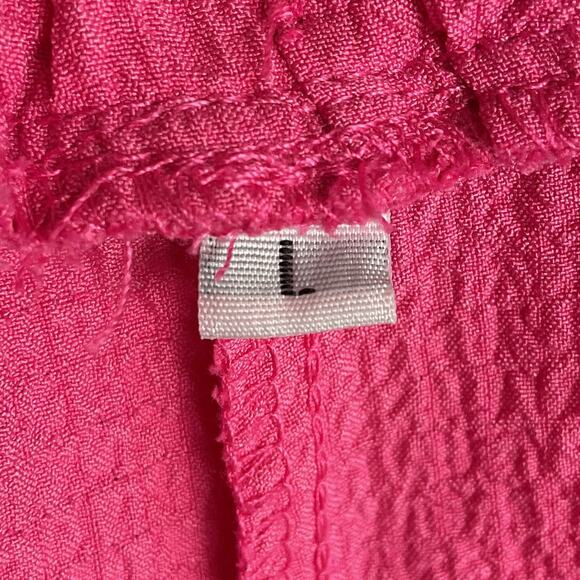 Shein Asymmetrical Matching Set Tunic and Shorts Pink Large - Picture 6 of 13